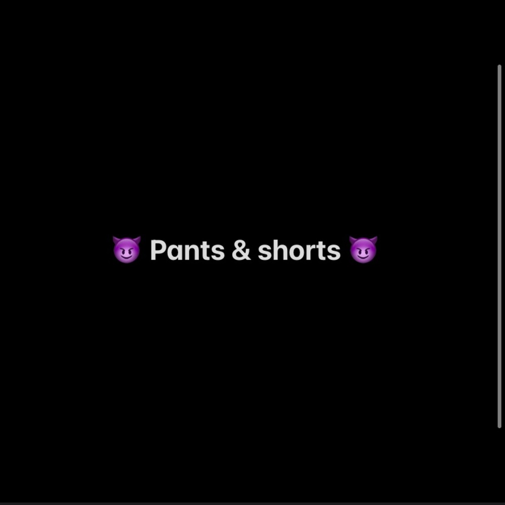 Pants section